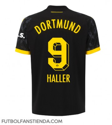 Borussia Dortmund Sebastien Haller #9 Segunda Equipación 2023-24 Manga Corta